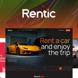 Rentic – Car Rental & Taxi Service Website